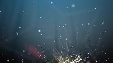 粒子圣诞树开场模板视频的预览图